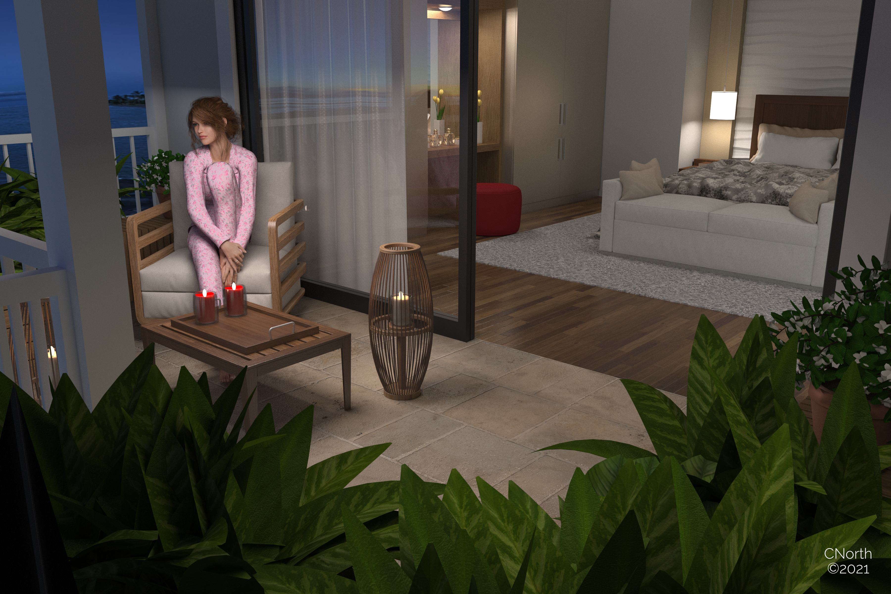 Modern apartment series - bedroom
